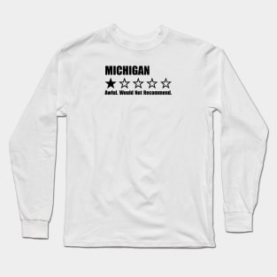 Michigan One Star Review Long Sleeve T-Shirt